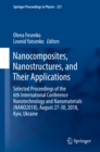 Nanocomposites, Nanostructures, and Their Applications : Selected Proceedings of the 6th International Conference Nanotechnology and Nanomaterials (NANO2018), August 27-30, 2018, Kyiv, Ukraine - eBook