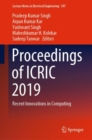 Proceedings of ICRIC 2019 : Recent Innovations in Computing - eBook