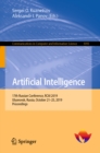 Artificial Intelligence : 17th Russian Conference, RCAI 2019, Ulyanovsk, Russia, October 21-25, 2019, Proceedings - eBook