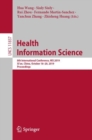 Health Information Science : 8th International Conference, HIS 2019, Xi'an, China, October 18-20, 2019, Proceedings - eBook