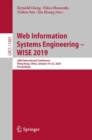 Web Information Systems Engineering - WISE 2019 : 20th International Conference, Hong Kong, China, January 19-22, 2020, Proceedings - eBook