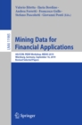Mining Data for Financial Applications : 4th ECML PKDD Workshop, MIDAS 2019, Wurzburg, Germany, September 16, 2019, Revised Selected Papers - eBook
