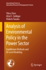 Analysis of Environmental Policy in the Power Sector : Equilibrium Methods and Bi-Level Modeling - eBook