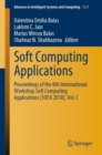 Soft Computing Applications : Proceedings of the 8th International Workshop Soft Computing Applications (SOFA 2018), Vol. I - eBook