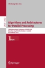 Algorithms and Architectures for Parallel Processing : 20th International Conference, ICA3PP 2020, New York City, NY, USA, October 2-4, 2020, Proceedings, Part I - eBook