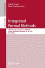 Integrated Formal Methods : 16th International Conference, IFM 2020, Lugano, Switzerland, November 16-20, 2020, Proceedings - eBook