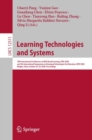 Learning Technologies and Systems : 19th International Conference on Web-Based Learning, ICWL 2020, and 5th International Symposium on Emerging Technologies for Education, SETE 2020, Ningbo, China, Oc - eBook
