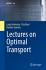 Lectures on Optimal Transport - eBook