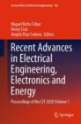 Recent Advances in Electrical Engineering, Electronics and Energy : Proceedings of the CIT 2020 Volume 1 - eBook