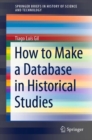How to Make a Database in Historical Studies - eBook