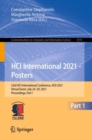 HCI International 2021 - Posters : 23rd HCI International Conference, HCII 2021, Virtual Event, July 24-29, 2021, Proceedings, Part I - eBook