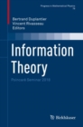 Information Theory : Poincare Seminar 2018 - eBook