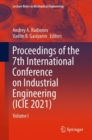 Proceedings of the 7th International Conference on Industrial Engineering (ICIE 2021) : Volume I - eBook