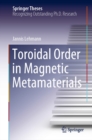Toroidal Order in Magnetic Metamaterials - eBook