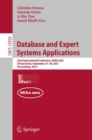 Database and Expert Systems Applications : 32nd International Conference, DEXA 2021, Virtual Event, September 27-30, 2021, Proceedings, Part I - eBook