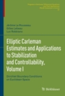 Elliptic Carleman Estimates and Applications to Stabilization and Controllability, Volume I : Dirichlet Boundary Conditions on Euclidean Space - eBook
