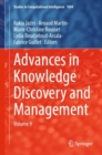 Advances in Knowledge Discovery and Management : Volume 9 - eBook