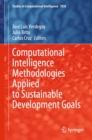 Computational Intelligence Methodologies Applied to Sustainable Development Goals - eBook