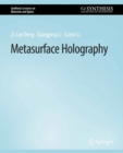 Metasurface Holography - eBook