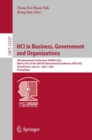 HCI in Business, Government and Organizations : 9th International Conference, HCIBGO 2022, Held as Part of the 24th HCI International Conference, HCII 2022, Virtual Event, June 26 - July 1, 2022, Proc - eBook
