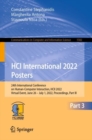 HCI International 2022 Posters : 24th International Conference on Human-Computer Interaction, HCII 2022, Virtual Event, June 26 - July 1, 2022, Proceedings, Part III - eBook
