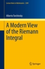 A Modern View of the Riemann Integral - eBook