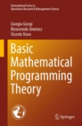 Basic Mathematical Programming Theory - eBook