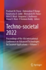 Techno-societal 2022 : Proceedings of the 4th International Conference on Advanced Technologies for Societal Applications-Volume 1 - eBook