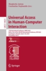Universal Access in Human-Computer Interaction : 17th International Conference, UAHCI 2023, Held as Part of the 25th HCI International Conference, HCII 2023, Copenhagen, Denmark, July 23-28, 2023, Pro - eBook