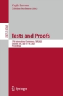 Tests and Proofs : 17th International Conference, TAP 2023, Leicester, UK, July 18-19, 2023, Proceedings - eBook