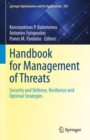 Handbook for Management of Threats : Security and Defense, Resilience and Optimal Strategies - eBook