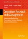 Operations Research and Management : Quantitative Methods for Planning and Decision-Making in Business and Economics - eBook
