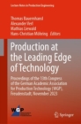 Production at the Leading Edge of Technology : Proceedings of the 13th Congress of the German Academic Association for Production Technology (WGP), Freudenstadt, November 2023 - eBook