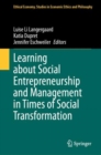 Learning about Social Entrepreneurship and Management in Times of Social Transformation - eBook