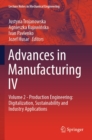 Advances in Manufacturing IV : Volume 2 - Production Engineering: Digitalization, Sustainability and Industry Applications - eBook