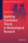 Applying Translation Theory to Musicological Research - eBook