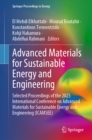 Advanced Materials for Sustainable Energy and Engineering : Selected Proceedings of the 2023 International Conference on Advanced Materials for Sustainable Energy and Engineering (ICAMSEE) - eBook