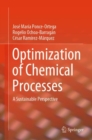 Optimization of Chemical Processes : A Sustainable Perspective - eBook