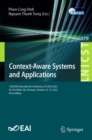 Context-Aware Systems and Applications : 12th EAI International Conference, ICCASA 2023, Ho Chi Minh City, Vietnam, October 26-27, 2023, Proceedings - eBook