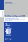Artificial Intelligence in HCI : 5th International Conference, AI-HCI 2024, Held as Part of the 26th HCI International Conference, HCII 2024, Washington, DC, USA, June 29-July 4, 2024, Proceedings, Pa - eBook