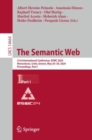 The Semantic Web : 21st International Conference, ESWC 2024, Hersonissos, Crete, Greece, May 26-30, 2024, Proceedings, Part I - eBook