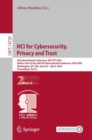 HCI for Cybersecurity, Privacy and Trust : 6th International Conference, HCI-CPT 2024, Held as Part of the 26th HCI International Conference, HCII 2024, Washington, DC, USA, June 29-July 4, 2024, Proc - eBook