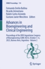 Advances in Bioengineering and Clinical Engineering : Proceedings of the XXIV Argentinian Congress of Bioengineering (SABI 2023), October 3-6, 2023, Buenos Aires, Argentina - Volume 2 - eBook