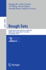 Rough Sets : International Joint Conference, IJCRS 2024, Halifax, NS, Canada, May 17-20, 2024, Proceedings, Part II - eBook