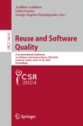 Reuse and Software Quality : 21st International Conference on Software and Systems Reuse, ICSR 2024, Limassol, Cyprus, June 19-20, 2024, Proceedings - eBook