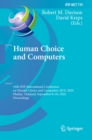 Human Choice and Computers : 16th IFIP International Conference on Human Choice and Computers,  HCC 2024, Phuket, Thailand, September 8-10, 2024, Proceedings - eBook