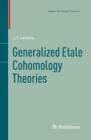 Generalized Etale Cohomology Theories - eBook