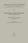 Programmgesteuerte digitale Rechengerate (elektronische Rechenmaschinen) - eBook