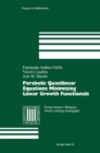 Parabolic Quasilinear Equations Minimizing Linear Growth Functionals - eBook