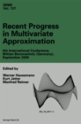 Recent Progress in Multivariate Approximation : 4th International Conference, Witten-Bommerholz(Germany), September 2000 - eBook